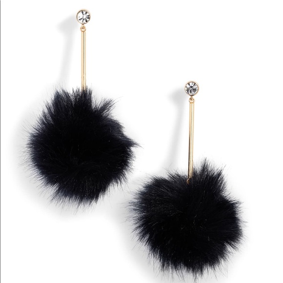 kate spade Jewelry - Authentic Kate Spade flying colors ♠️ Pom earrings